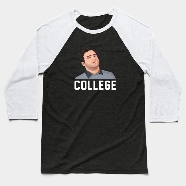 COLLEGE Baseball T-Shirt by BodinStreet